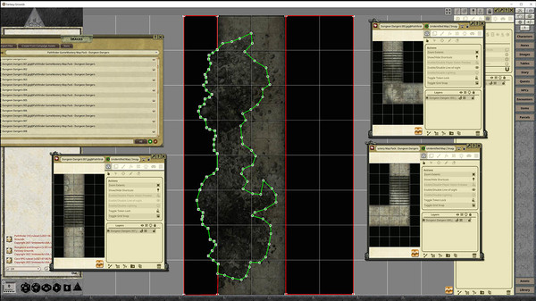 Fantasy Grounds - Pathfinder RPG - GameMastery Map Pack: Dungeon Dangers