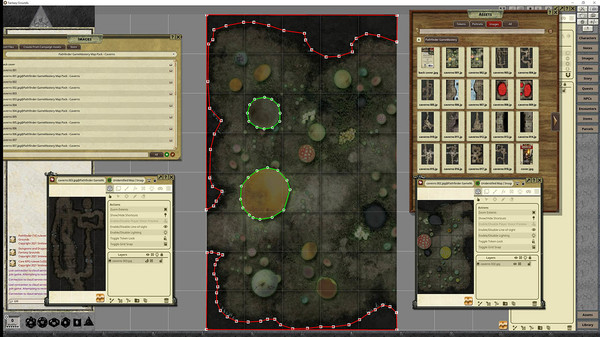 скриншот Fantasy Grounds - Pathfinder RPG - GameMastery Map Pack: Caverns 2