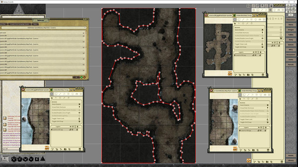 скриншот Fantasy Grounds - Pathfinder RPG - GameMastery Map Pack: Caverns 4