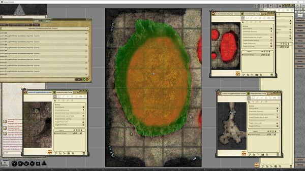 скриншот Fantasy Grounds - Pathfinder RPG - GameMastery Map Pack: Caverns 1