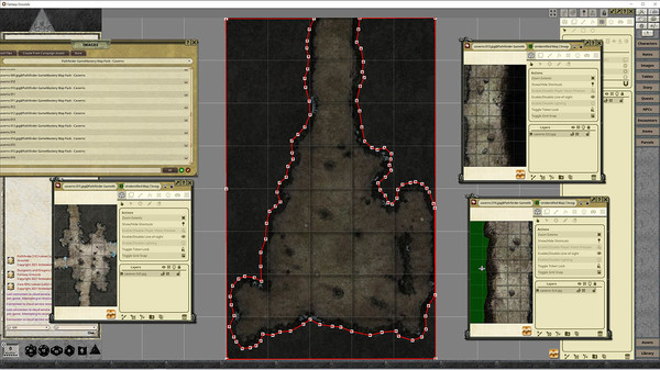 скриншот Fantasy Grounds - Pathfinder RPG - GameMastery Map Pack: Caverns 3