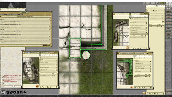 скриншот Fantasy Grounds - Pathfinder RPG - GameMastery Map Pack: Ruins 0