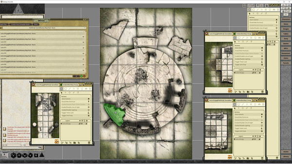 скриншот Fantasy Grounds - Pathfinder RPG - GameMastery Map Pack: Ruins 1
