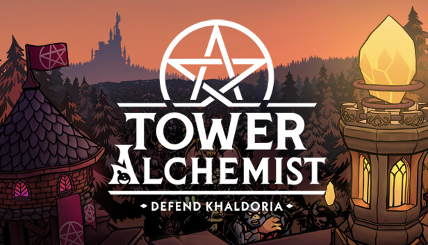 Imagen de la cápsula de "Tower Alchemist: Defend Khaldoria" que utilizó RoboStreamer para las transmisiones en Steam
