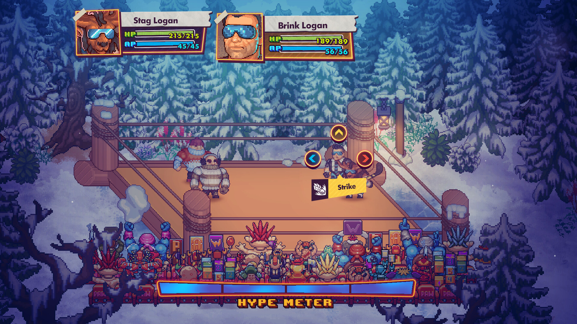 WrestleQuest Gameplay Shows New Enemies, Puzzles & More