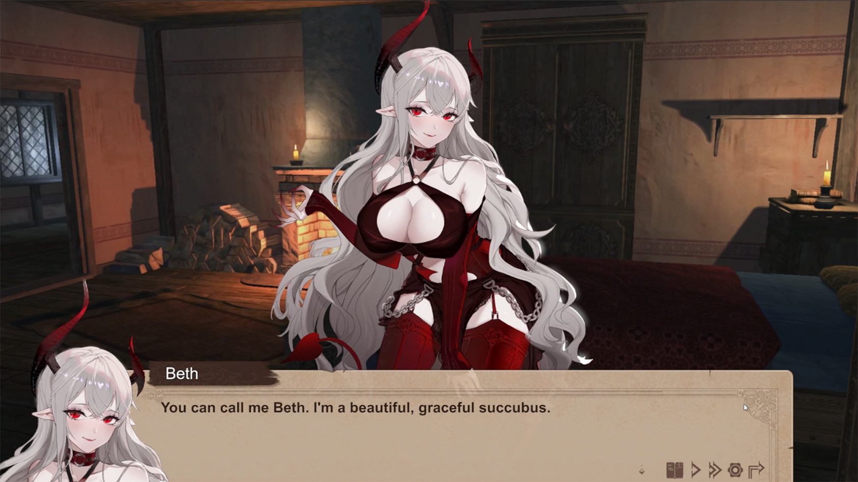 Resist the succubus—The end of the female Knight #7