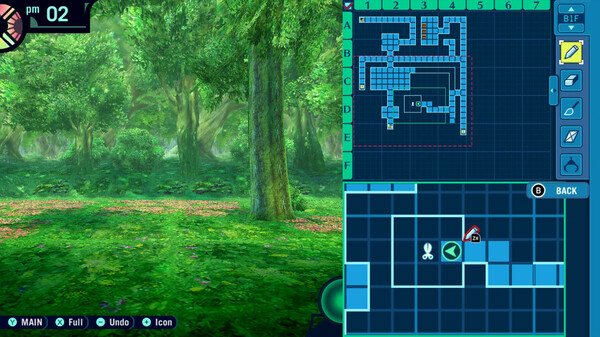 Screenshot of  Etrian Odyssey HD
