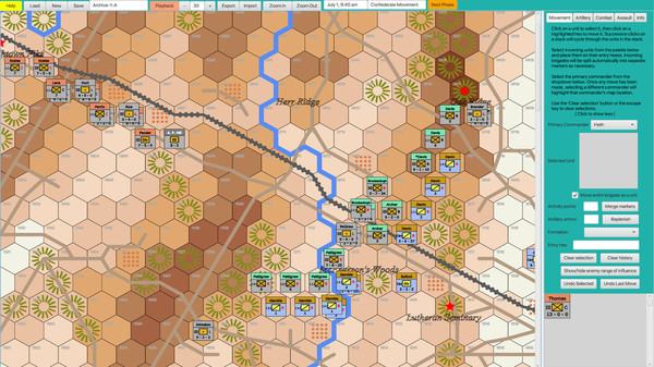 Скриншот из Gettysburg: Fields of Valor