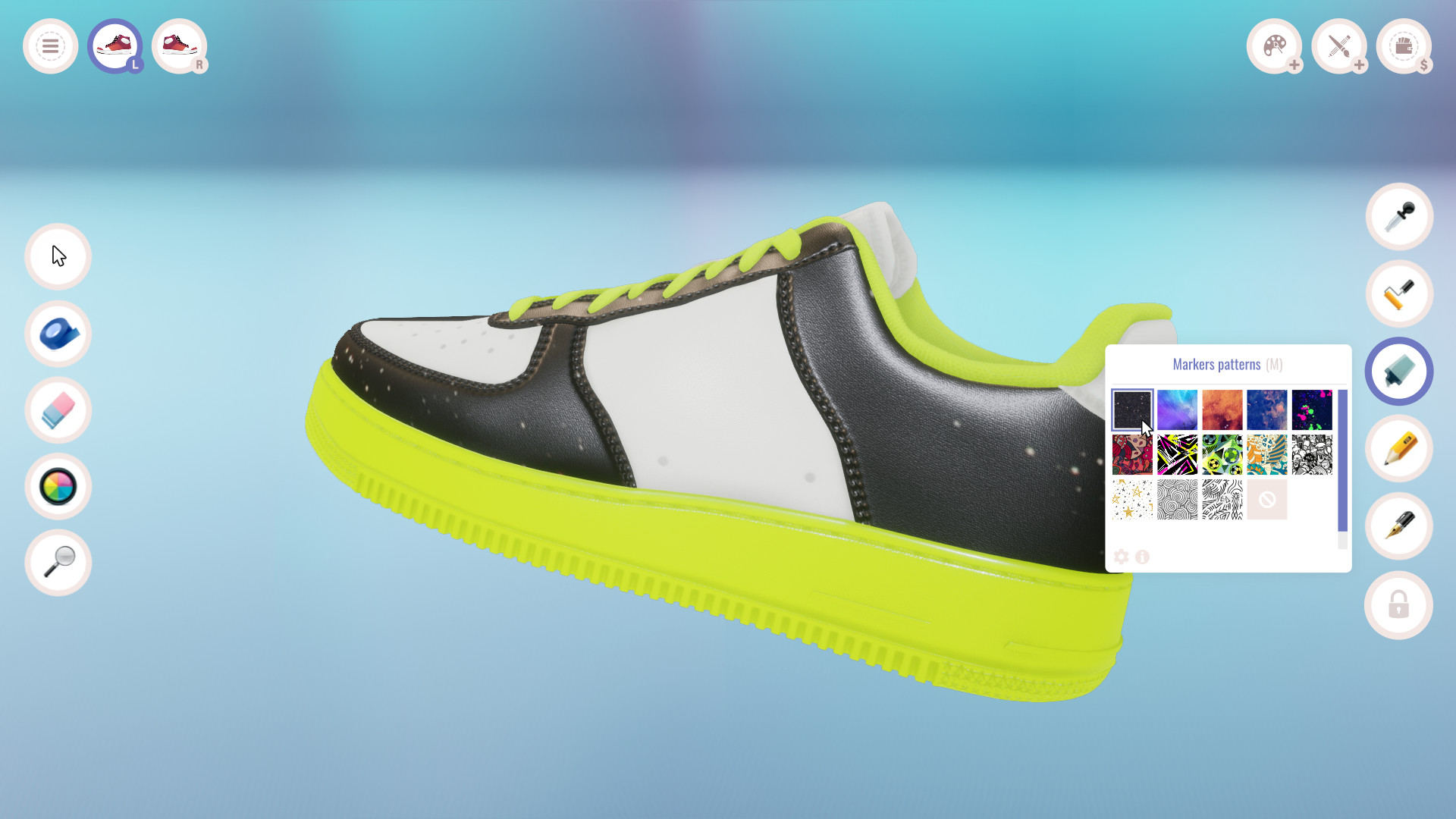 screenshot of Sneakers Custom Simulator 3