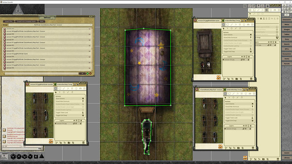 скриншот Fantasy Grounds - Pathfinder RPG - GameMastery Map Pack: Caravan 4