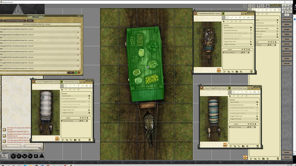скриншот Fantasy Grounds - Pathfinder RPG - GameMastery Map Pack: Caravan 1