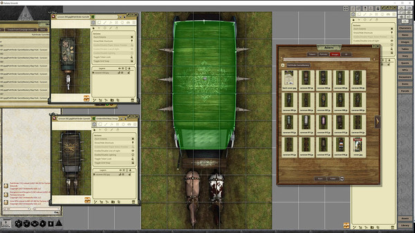 скриншот Fantasy Grounds - Pathfinder RPG - GameMastery Map Pack: Caravan 0