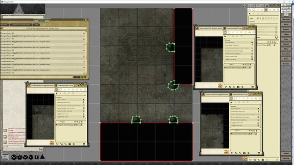 скриншот Fantasy Grounds - Pathfinder RPG - GameMastery Map Pack: Dungeon Rooms 3