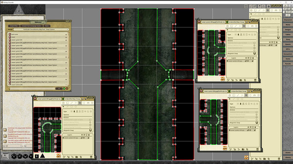 скриншот Fantasy Grounds - Pathfinder RPG - GameMastery Map Pack: Sewer System 1