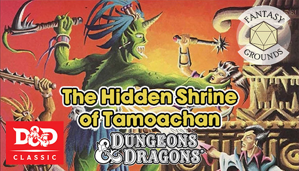 THE HIDDEN SHRINE OF TAMOACHAN C1 complete AD&D Dungeons & Dragons D&D TSR