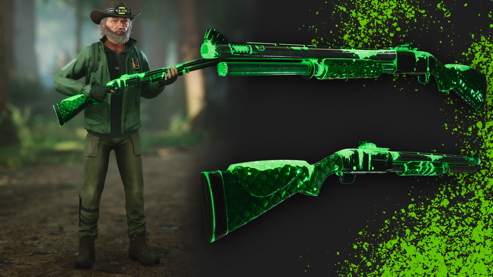 BIGFOOT - WEAPON SKINS TOXIC LIZARD no Steam