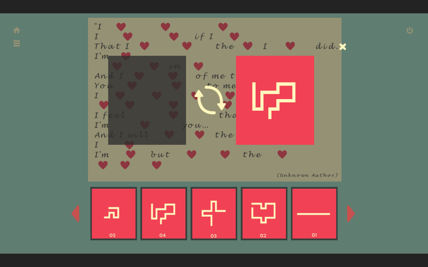 One Line: Letters and Codes #5