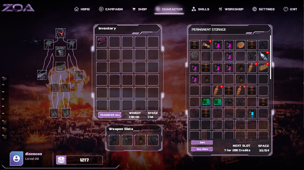 Скриншот из ZOA Protocol