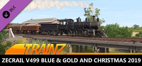 Trainz 2022 DLC - ZecRail V499 Blue & Gold and Christmas 2019