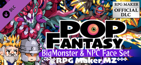 RPG Maker MZ - POP FANTASY BigMonster and NPC Face Set banner image