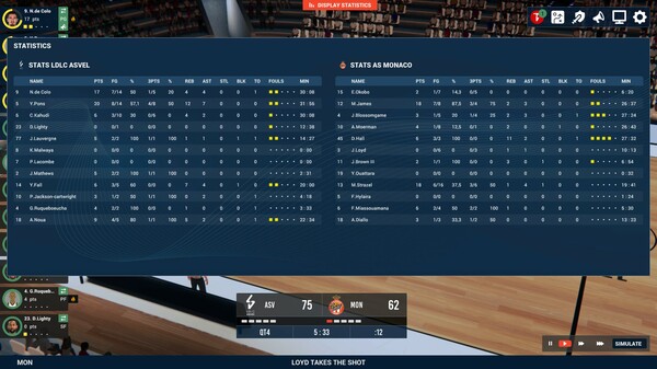 Скриншот из Pro Basketball Manager 2023