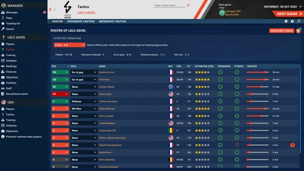 Скриншот из Pro Basketball Manager 2023