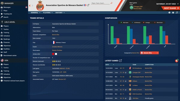 Скриншот из Pro Basketball Manager 2023