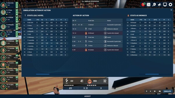 Скриншот из Pro Basketball Manager 2023
