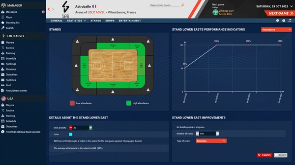 Скриншот из Pro Basketball Manager 2023