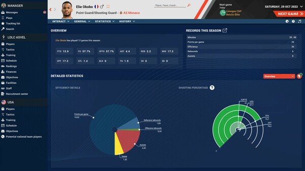 Скриншот из Pro Basketball Manager 2023