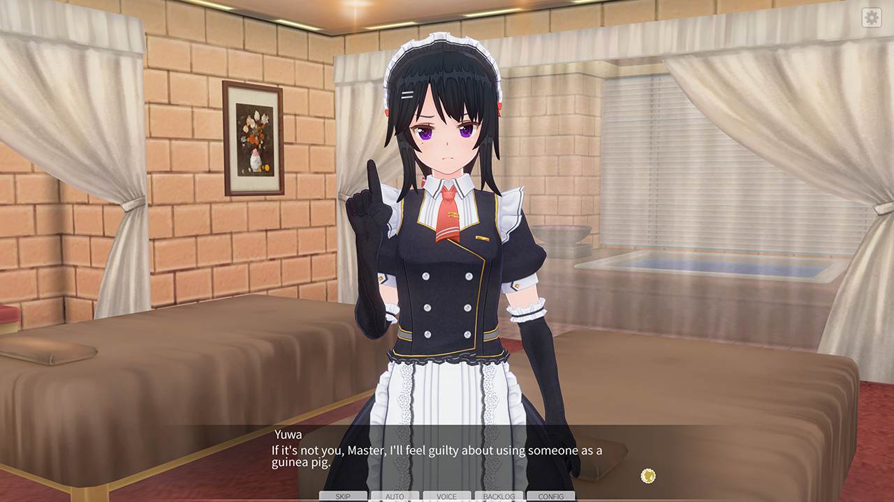 CUSTOM ORDER MAID 3D2 Personality Pack Guarded, Blunt Girl #4