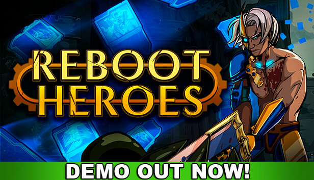 Imagen de la cápsula de "Reboot Heroes" que utilizó RoboStreamer para las transmisiones en Steam