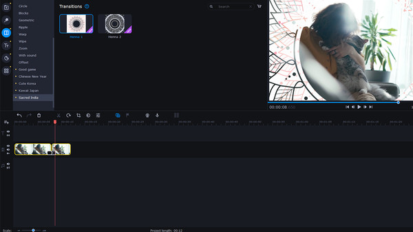 Movavi Video Editor Plus 2022 - Eastern World Set