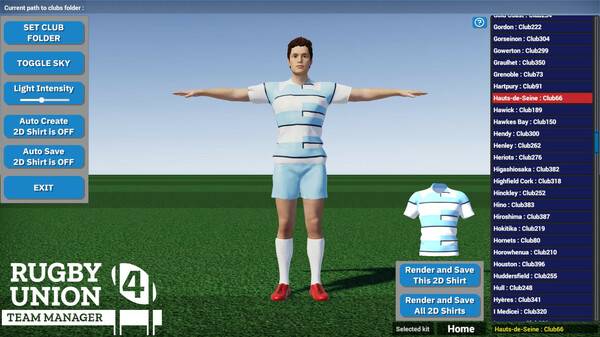 Скриншот из Rugby Union Team Manager 4