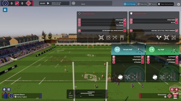 Скриншот из Rugby Union Team Manager 4