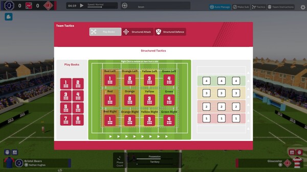 Скриншот из Rugby Union Team Manager 4