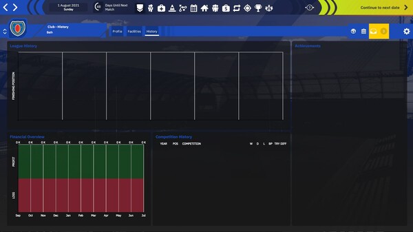 Скриншот из Rugby Union Team Manager 4