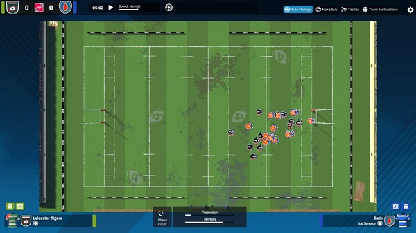 Скриншот из Rugby Union Team Manager 4