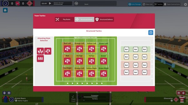Скриншот из Rugby Union Team Manager 4