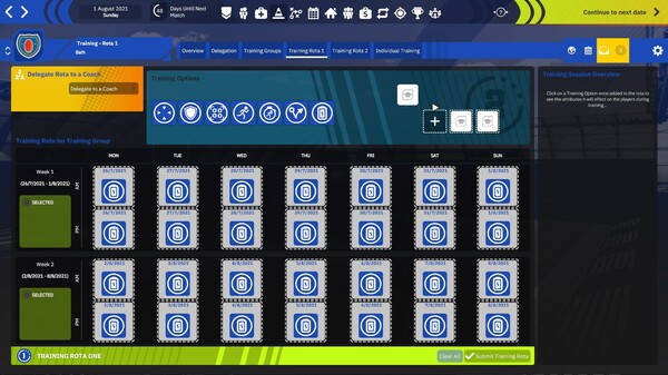 Скриншот из Rugby Union Team Manager 4