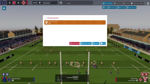 Скриншот из Rugby Union Team Manager 4