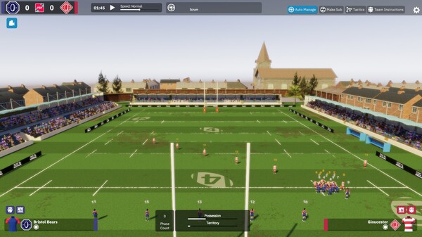 Скриншот из Rugby Union Team Manager 4