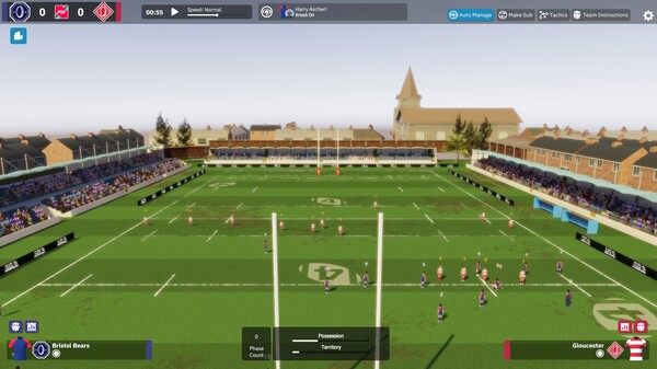 Скриншот из Rugby Union Team Manager 4