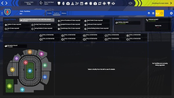 Скриншот из Rugby Union Team Manager 4