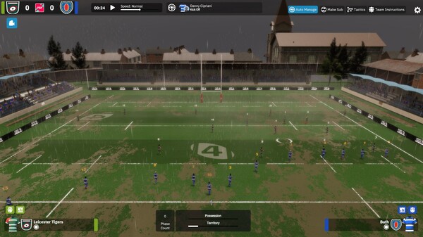 Скриншот из Rugby Union Team Manager 4