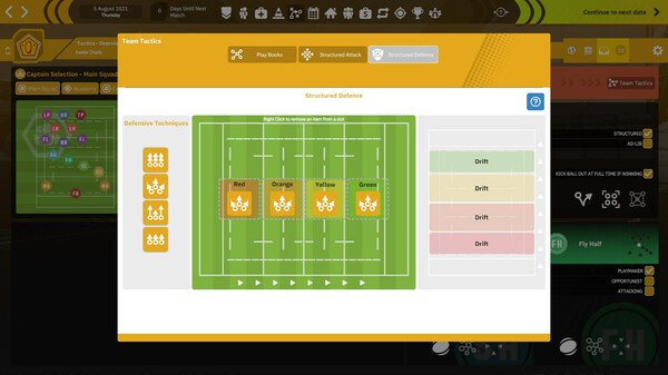 Скриншот из Rugby Union Team Manager 4