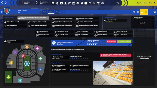Скриншот из Rugby Union Team Manager 4