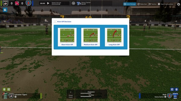 Скриншот из Rugby Union Team Manager 4