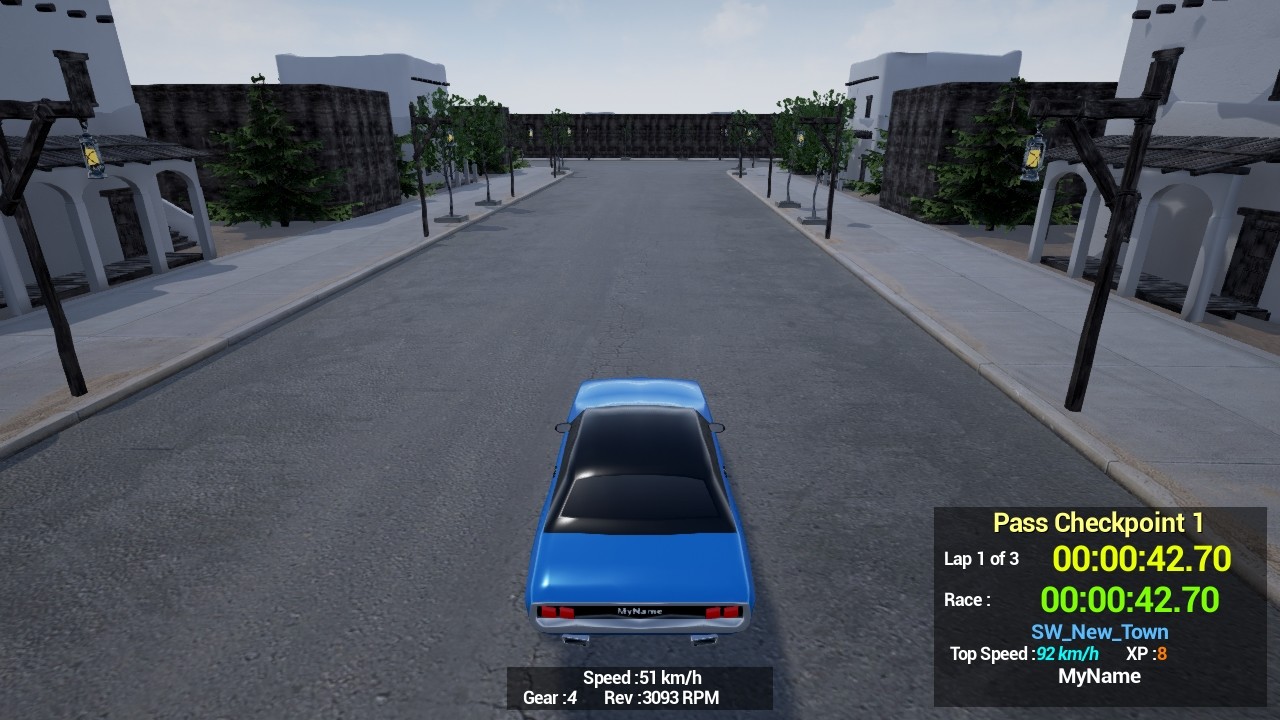 Maze Workout - Western Lost Solo Car Racer #6