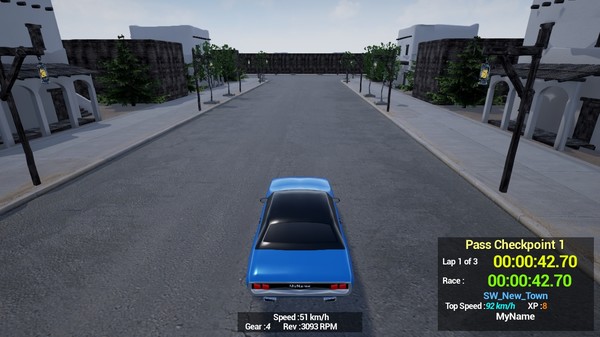 Скриншот из Maze Workout - Western Lost Solo Car Racer